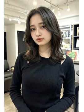 ファーム 大崎店(FAAM) 王道かきあげレイヤー×暗髪