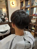 アンカー(ANCHOR) MEN’S HAIR/サーフカール/刈り上げセンターパート/印西市