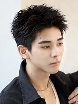 ルーシー 福岡大名店(LUCEY)&nbsp;スパイカーショートメンズカットメンズパーマフェザーショート