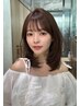 【ミディアム、ロング】韓国小顔カット＋選べる髪質改善トリートメント￥4980~