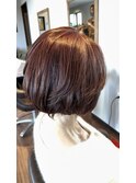 白髪染を使わないピンクブラウン×ミネコラTR &nbsp;20代30代40代50代