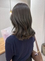 エン(en,)&nbsp;透け感カラーオリーブグレージュミントベージュカラーくびれ巻き