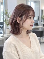 モト 船橋(moto)&nbsp;ワインピンク外ハネミディアム