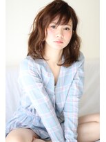 オーバルヘアー(OVAL hair)&nbsp;【ロブヘア×ラフカジウェーブ】okumura006/鎖骨ミディアム
