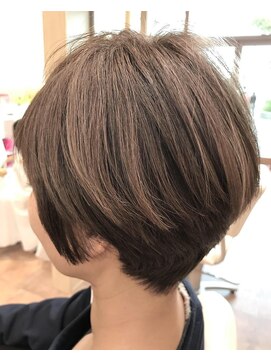 エメ バイ ヘアーポケット(aimer by hair pocket) *+aimerが叶える...髪質改善×グレージュショート*