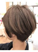 *+aimerが叶える...髪質改善×グレージュショート*
