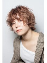 ジリ(JILI)&nbsp;【JILI】抜け感ショートボブ×ピンクベージュ