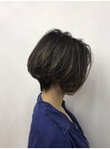 CREA相武台前 コントラストハイライト×ハンサムショート