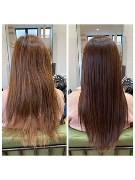 ヘアーグラン(Hair Gran.) 縮毛矯正施術例