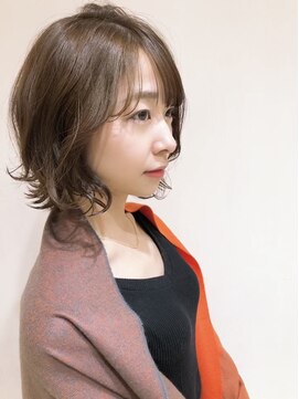 ネイロ 錦糸町(NeiRo) 前髪カタログくびれミディイヤリングカラーラベンダーカラー