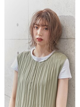 ヘアサロン ドットプラス 町田店(dot. plus) 外ハネ　透明感カラー