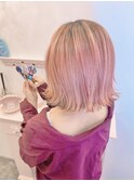 【ヘアカラー】しょっぴー担に向井コーラルオレンジ♪