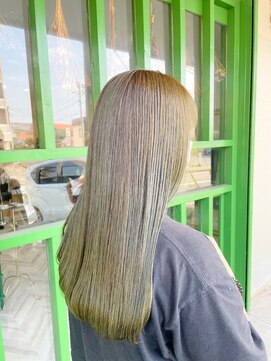 ネバーランド(NEVERLAND) ブリーチなしオリーブカラー