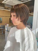 シプレ(cipre)&nbsp;ショートウルフ×グレージュ