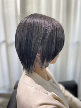 ツムグ 代官山店(TUMUGU) 大人可愛いダークアッシュ白髪ぼかし透明感外ハネミディアム