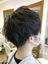 ヘッズ 本八幡店(HEADS)&nbsp;MEN'S HAIR  センターパート　ツイストスパイラル　コンマヘア