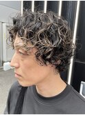 メンズスパイラルパーマメンズパーマメンズショートウェーブ