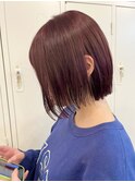 タッセルボブ × ラベンダーバーガンディー
