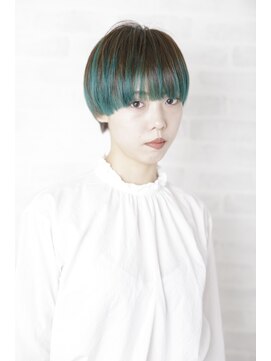 アフロディーテ 銀座(APHRODITE GINZA) 黒髪/グレーベージュ/レイヤーロング/前髪パーマ/銀座