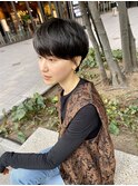 20代30代40代ストレートショートリップラインラベンダーベージュ