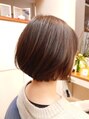 あだち美容室 アンフローリア(en fleurir) ショートボブ