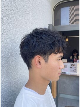 ソイ 南浦和(soi) 癖毛風パーマツーブロックショート