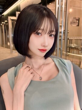 クム(kumu) 【kumu】ぱっつんボブ/シースルー前髪/栄/名古屋.