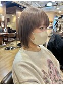 あやか流!ボブ×グレージュカラー