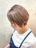 【透明感&高明度 白髪ぼかしに最適】カット＋シャドウカラー（リタッチ）7500