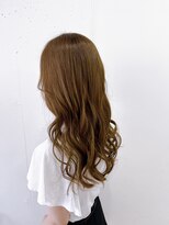 リッチアンドアンジー(RICCI&ANGIE)&nbsp;ハイトーンカラー　ミルクティーベージュ　ロング