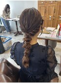 編みおろしポニー