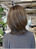 【kacho】ハイライト×ミディアムボブ