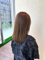 エルサフィロ ヨドヤバシ(el zafiro yodoyabashi)&nbsp;くびレイヤー前髪髪質改善小顔レイヤーロング20代30代40代50代