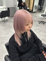 ナンバー 竪町(number+)&nbsp;20代30代大人可愛いダブルカラーブリーチハイトーンカラー