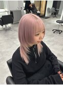 20代30代大人可愛いダブルカラーブリーチハイトーンカラー