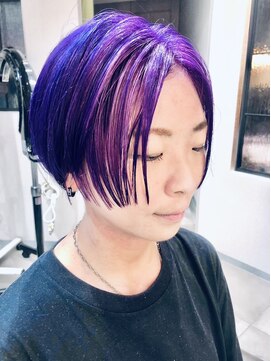 ペルソナ(PERSONA) グラデーションボブ×デザインカラー