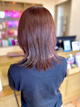 グランヘアー 大町店(GRANHAIR) レイヤー×レッドブラウン