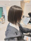 ☆きりっぱなしボブ・グレージュ☆