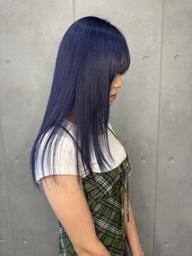 レオクマ(REOKUMA) ネイビー/ブルーブラック/ハイトーン/髪質改善