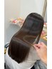 ネオメテオストレート＋カット＋髪質改善トリートメント￥26000