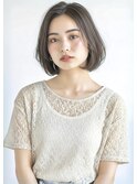 大人かわいいボブスタイル
