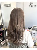 【重めロング】まろやかベージュ30代40代に大好評◎