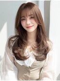 ★グレージュデザインカラーハッシュカットツートンカラーボブ
