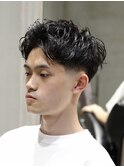 スキンフェードスパイキーショート<理容室>武蔵小杉バーバー
