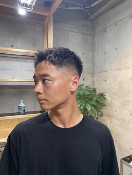 レンゲン(LENGEN) メンズパーマフェードバーバーツイスト理容室カット