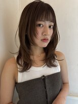 キー(kii)&nbsp;顔まわりレイヤー/レイヤーカット/ふわっとレイヤー