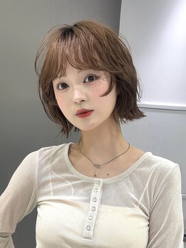 サンドイエナ 横浜店(sand yena) くびレイヤーボブルフネビージュ小顔ワンレンこなれミディ