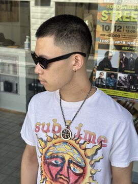 スウェル 船橋店(Swell) MEN’S HAIR/サーフカール/刈り上げセンターパート/船橋