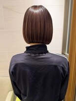 ピークアブー 銀座中央通り(PEEK-A-BOO)&nbsp;ライン感ボブ×シースルーバング