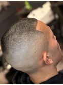 坊主フェード　H